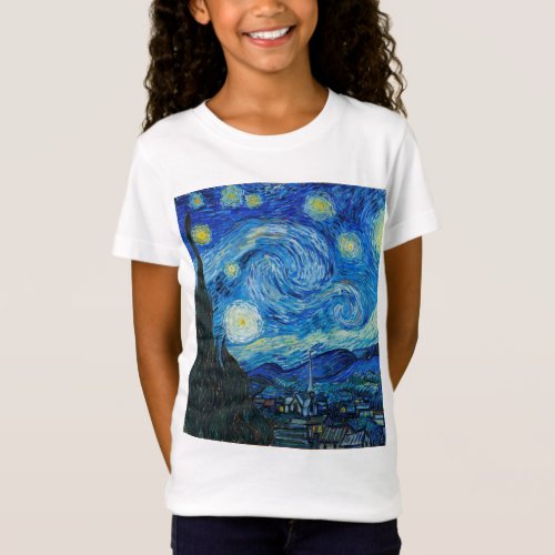 Vincent Van Gogh _ Starry Night T_Shirt