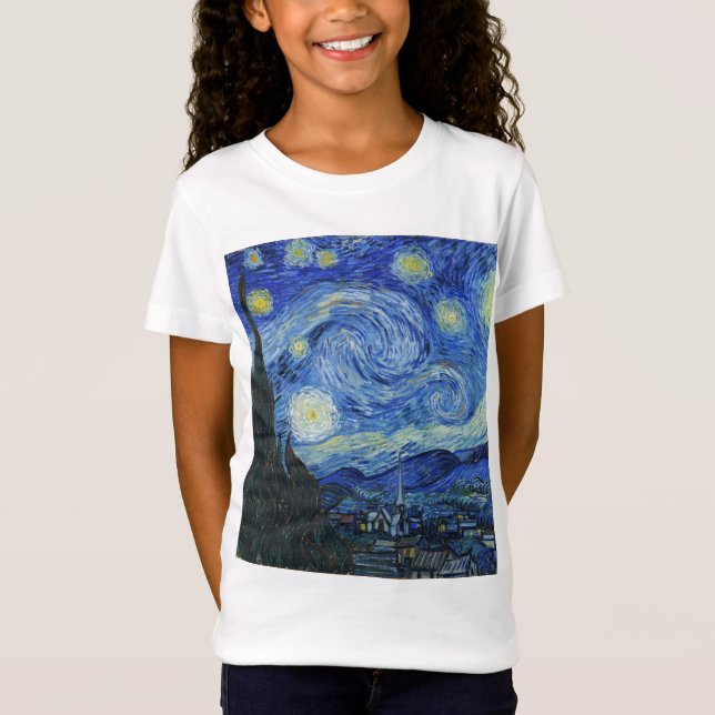 Vincent Van Gogh - Starry Night T-Shirt (Front)
