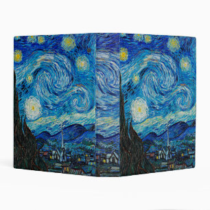 Vincent van Gogh, Starry Night Thermal Tumbler Mini Binder