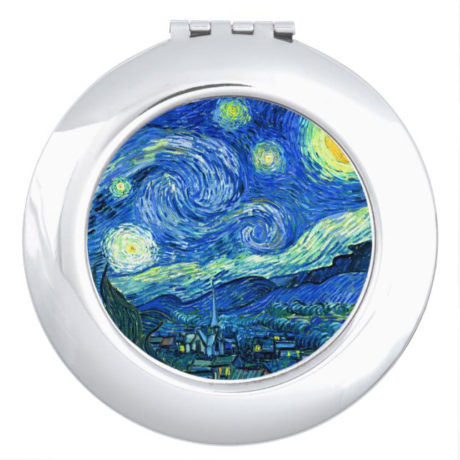 vincent van gogh starry night vanity mirror (Front)