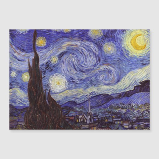 Vincent Van Gogh Starry Night Vintage Fine Art (Front)