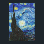Vincent Van Gogh Starry Night Vintage Fine Art Canvas Print<br><div class="desc">Vincent Van Gogh Starry Night Vintage Fine Art Canvas Print</div>