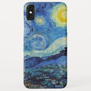 Vincent Van Gogh Starry Night Vintage Fine Art Iphone Xs Max Case at Zazzle