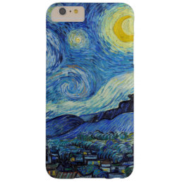 Vincent Van Gogh Starry Night Vintage Fine Art Barely There iPhone 6 Plus Case
