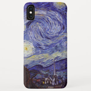 Vincent Van Gogh Starry Night Vintage Fine Art iPhone XS Max Case
