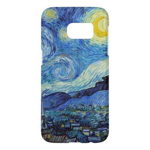 Vincent Van Gogh Starry Night Vintage Fine Art Samsung Galaxy S7 Case