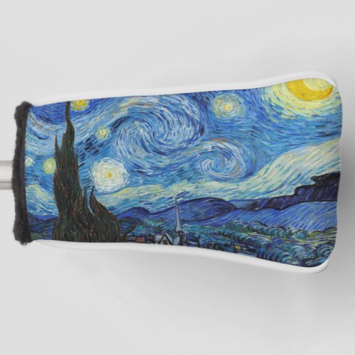 Vincent Van Gogh Starry Night Vintage Fine Art Golf Head Cover