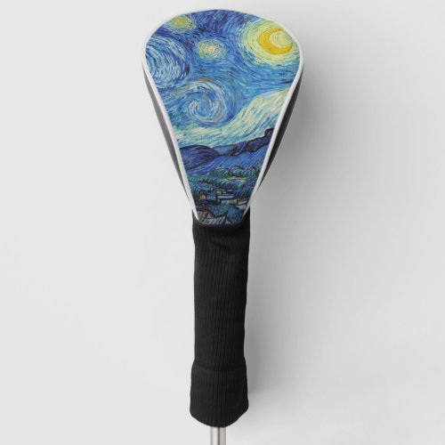 Vincent Van Gogh Starry Night Vintage Fine Art Golf Head Cover