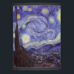 Vincent Van Gogh Starry Night Vintage Fine Art Lamp Shade<br><div class="desc">Vincent van Gogh Starry Night Fine Art Painting Starry Night is a painting by Dutch post-impressionist artist Vincent van Gogh. The blue night sky is filled with swirling clouds, stars, and a bright crescent moon. The Starry Night is the only nocturne in the series of views from his bedroom window....</div>