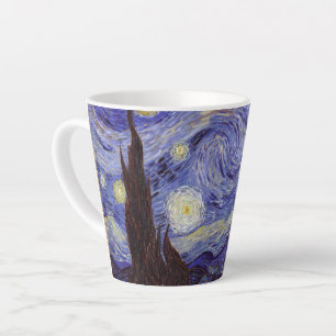 Vincent Van Gogh Starry Night Vintage Fine Art Latte Mug