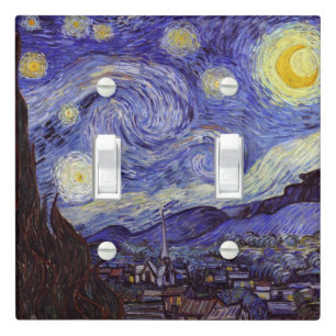 Vincent Van Gogh Starry Night Vintage Fine Art Light Switch Cover