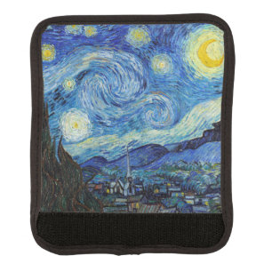Vincent Van Gogh Starry Night Vintage Fine Art Luggage Handle Wrap