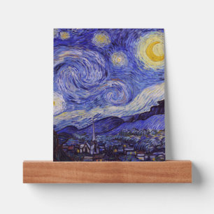 Vincent Van Gogh Starry Night Vintage Fine Art Picture Ledge