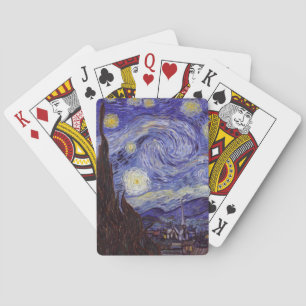 Vincent Van Gogh Starry Night Vintage Fine Art Poker Cards