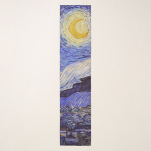 Vincent Van Gogh Starry Night Vintage Fine Art Scarf
