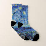Vincent Van Gogh Starry Night Vintage Fine Art Socks<br><div class="desc">Vincent Van Gogh Starry Night Vintage Fine Art Socks</div>