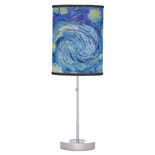 Vincent Van Gogh Starry Night Vintage Fine Art Table Lamp