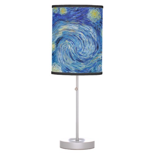 Vincent Van Gogh Starry Night Vintage Fine Art Table Lamp