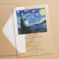 Vincent Van Gogh Starry Night Wedding