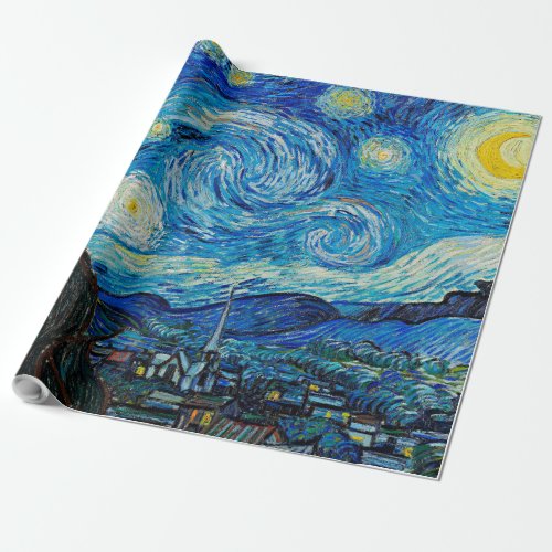 Vincent van Gogh Starry Night Wrapping Paper