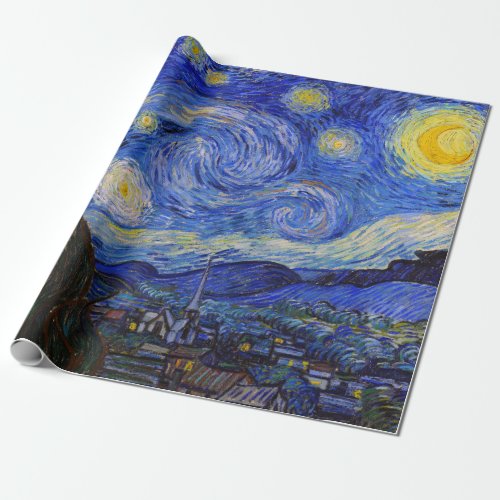 Vincent van Gogh Starry night Wrapping Paper