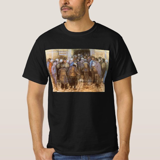 Vincent van Gogh State Lottery Office (Poor Money) T-Shirt (Front)