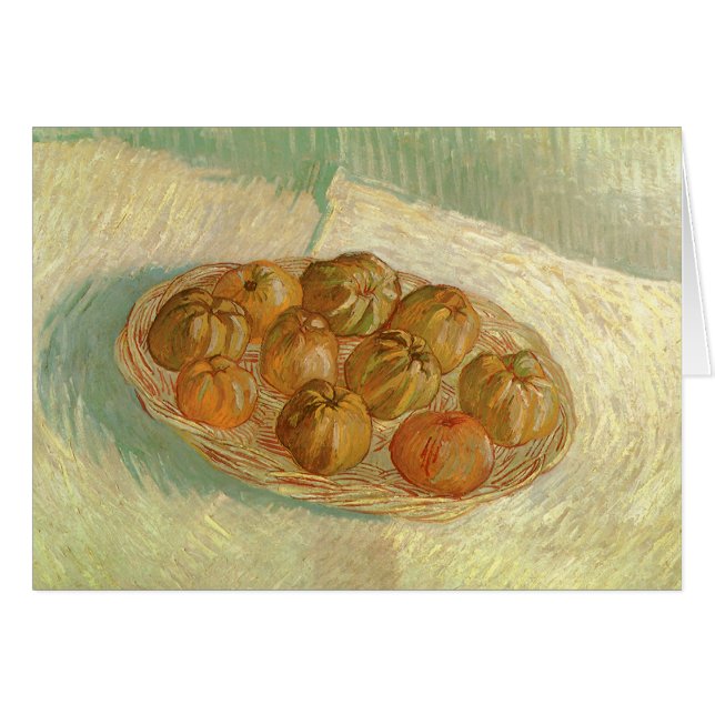 Vincent van Gogh - Still Life Basket of Apples Cards (Front Horizontal)