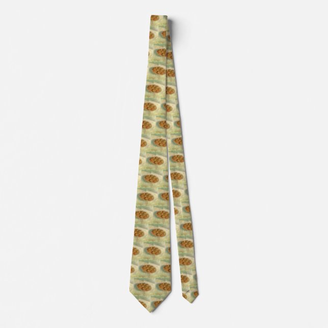 Vincent van Gogh - Still Life Basket of Apples Neck Tie (Front)