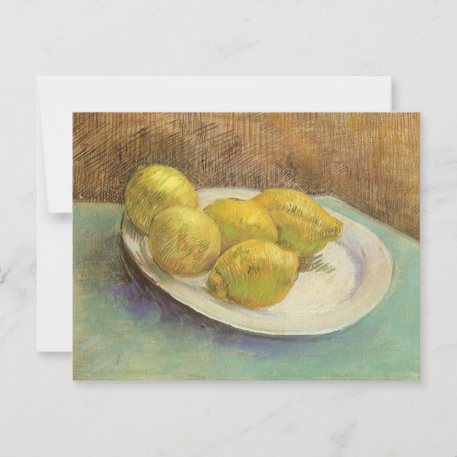 Vincent van Gogh - Still Life Lemons on a Plate (Front)