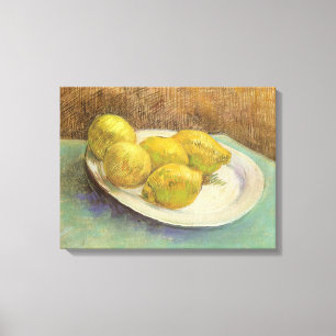 Vincent van Gogh - Still Life Lemons on a Plate Canvas Print