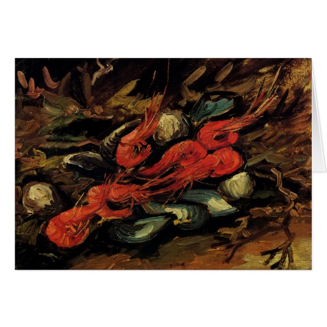 Vincent van Gogh - Still Life Mussels and Shrimp (Front Horizontal)