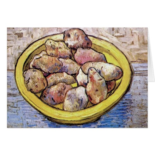 Vincent Van Gogh - Still Life Potatoes Fine Art Cards (Front Horizontal)