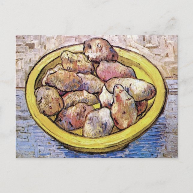Vincent Van Gogh - Still Life Potatoes Fine Art Postcard (Front)