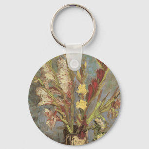 Vincent van Gogh - Still Life Vase with Gladioli Keychain