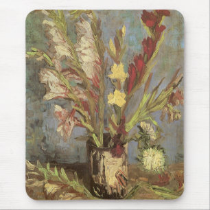 Vincent van Gogh - Still Life Vase with Gladioli Mouse Pad