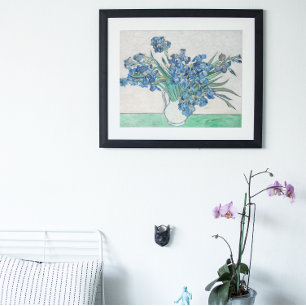 Vincent van Gogh - Still Life: Vase with Irises Poster