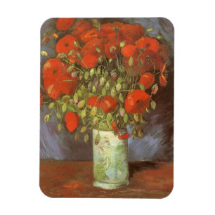 Vincent van Gogh Still Life Vase with Red Poppies Magnet