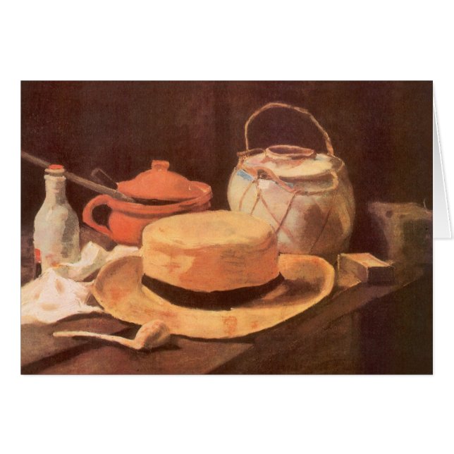 Vincent van Gogh - Still Life w Yellow Straw Hat (Front Horizontal)