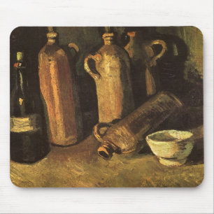 Vincent van Gogh - Still Life with 4 Stone Bottles Mouse Pad