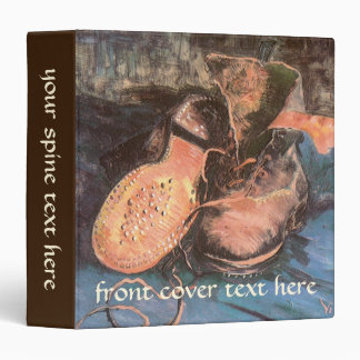 Vincent van Gogh - Still Life with a Pair of Shoes 3 Ring Binder