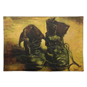 Vincent van Gogh - Still Life with a Pair of Shoes Cloth Placemat