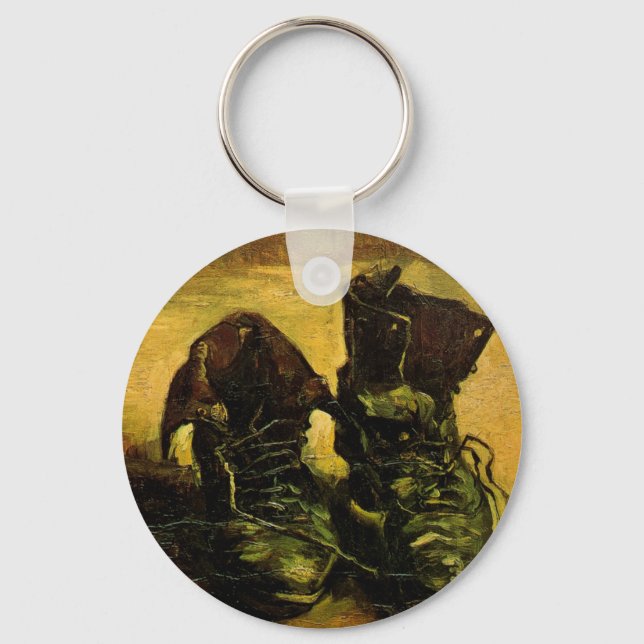 Vincent van Gogh - Still Life with a Pair of Shoes Keychain (Front)