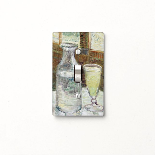 Vincent Van Gogh Still Life With Absinthe Fine Art Light Switch Cover (In Situ)