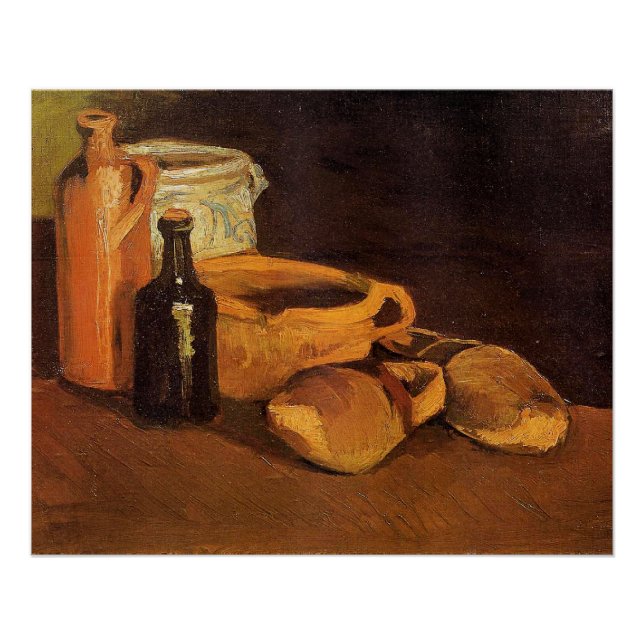 Vincent van Gogh - Still Life with Clogs, Pots, Poster (Front)