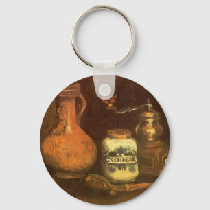 Vincent van Gogh - Still Life with Coffee Mill Keychain