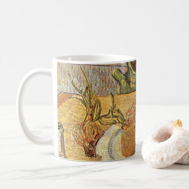 Vincent van Gogh - Still Life with Drawing Board Coffee Mug (With Donut)