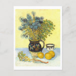 Vincent van Gogh Still Life with Flowers Postcard<br><div class="desc">This postcard is a reproduction of a lesser-known Vincent van Gogh still life painted in May 1888.</div>