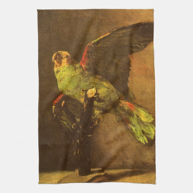 Vincent van Gogh - Still Life with Green Parrot Kitchen Towel (Vertical)