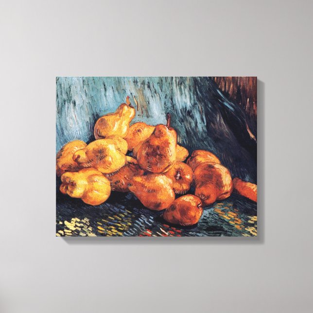 Vincent Van Gogh - Still Life With Pears Fine Art Canvas Print (Front)