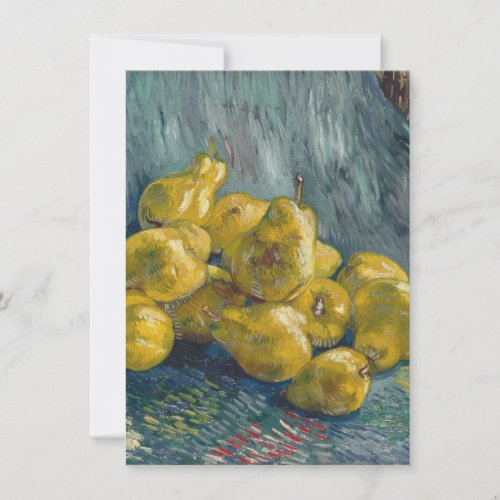 Vincent Van Gogh _ Still Life with Pears Thank You Card